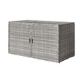 Gardeon Wicker Outdoor Storage Box Cabinet Shelf Chest Deck Garden