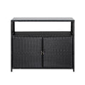 Gardeon Outdoor Storage Cabinet Wicker Shed Box Tools Garage Shelf