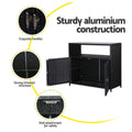 Gardeon Outdoor Storage Cabinet Wicker Shed Box Tools Garage Shelf