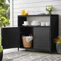 Gardeon Outdoor Storage Cabinet Wicker Shed Box Tools Garage Shelf