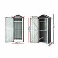 Gardeon Outdoor Storage Cabinet Garden Shed Steel Tool Lockable Cupboard Adjustable Shelves
