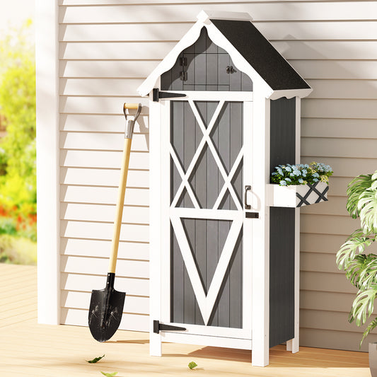 Gardeon Outdoor Storage Cabinet Wooden Shed Box Garden Furniture