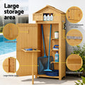 Gardeon Outdoor Storage Cabinet Cupboard Folding Table Shed Tool