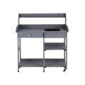 Gardeon Outdoor Potting Bench Table Cabinet Grey Garden Workstation
