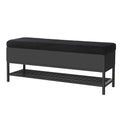 Artiss Storage Ottoman 110cm Boucle Blanket Box Shelf