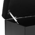 Artiss Storage Ottoman 110cm Boucle Blanket Box Shelf