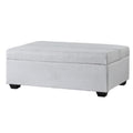 Artiss Ottoman Storage Sofa Bed 112cm Grey Foldable