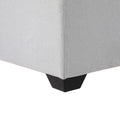 Artiss Ottoman Storage Sofa Bed 112cm Grey Foldable