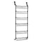Artiss Over Door Storage Hanger Pantry 6-Tier Metal Hook Hanging Organiser Black
