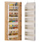 Artiss 2X Over Door Storage Hangers Pantry 6-Tier Organiser Pockets Fabric Beige