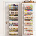 Artiss 2X Over Door Storage Hangers Pantry 6-Tier Organiser Pockets Fabric Beige