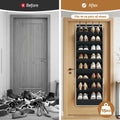 Artiss Over Door Shoe Organiser Storage 8-Tier Pantry Hanger Rack Fabric Black