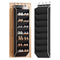 Artiss Over Door Shoe Organiser Storage X2 8-Tier Pantry Hanger Fabric Black