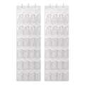 Artiss Over Door Shoe Organiser Storage X2 6-Tier Pantry Hanger 24 Pockets White