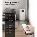 Devanti Portable Air Conditioner 7000BTU Mobile Fan Cooler Dehumidifier