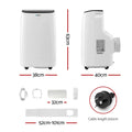 Devanti Portable Air Conditioner WiFi 7000BTU Cooling