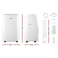 Devanti 12000BTU Portable Air Conditioner Mobile Cooler Remote 3300W