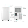 Devanti 12000BTU Portable Air Conditioner Mobile Cooler Remote 3300W