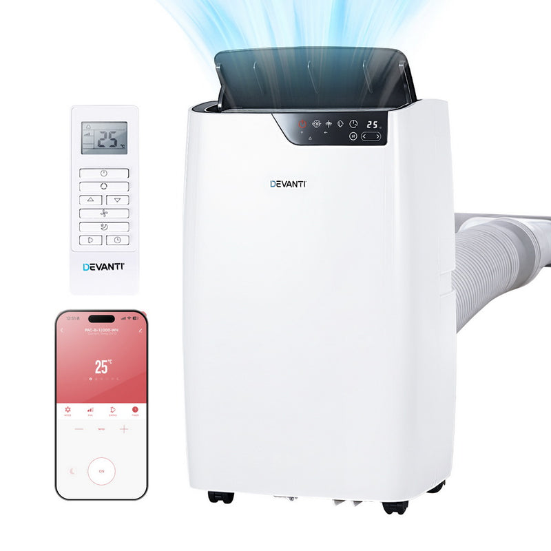 Devanti 12000BTU Portable Air Conditioner Dehumidifier Fan