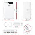 Devanti 12000BTU Portable Air Conditioner Dehumidifier Fan