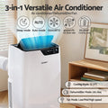 Devanti 12000BTU Portable Air Conditioner Dehumidifier Fan