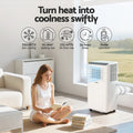 Devanti Portable Air Conditioner 7000BTU Dehumidifier Fan