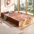 Artiss Folding Kraft Paper Bed Frame Mattress Pillow 300kg Capacity 200x120cm