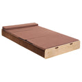 Artiss Folding Kraft Paper Bed Frame Mattress Pillow 300kg Capacity 200x120cm