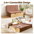 Artiss Folding Kraft Paper Bed Frame Mattress Pillow 300kg Capacity 200x120cm