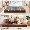 Artiss Folding Kraft Paper Bed Frame Mattress Pillow 300kg Capacity 200x120cm