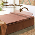 Artiss Folding Kraft Paper Bed Frame Mattress Pillow 300kg Capacity 200x120cm