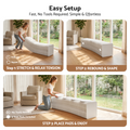 Artiss Folding Paper Bench 4 Seat PU Leather Accordion Stool