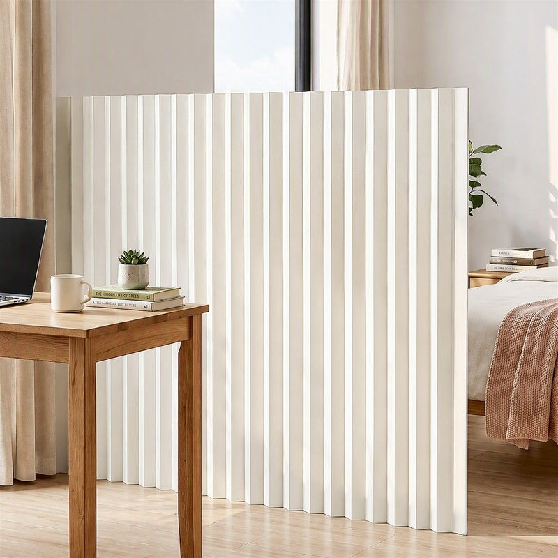 Artiss Paper Room Divider Folding Partition Screen Honeycomb Privacy Screen Freestanding 150cm White