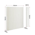 Artiss Paper Room Divider Folding Partition Screen Honeycomb Privacy Screen Freestanding 150cm White