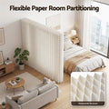 Artiss Paper Room Divider Folding Partition Screen Honeycomb Privacy Screen Freestanding 150cm White
