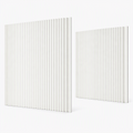 Artiss Paper Room Divider 2Pcs Folding Partition Screen Honeycomb Privacy Screen Freestanding 150cm White