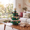 Jingle Jollys Paper Christmas Tree 47CM w/ Star Topper Xmas Decor Tabletop Green DIY Ornament Set