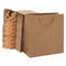 100pcs Brown Kraft Paper Bags Reusable Shopping Gift Bags Bulk Pack