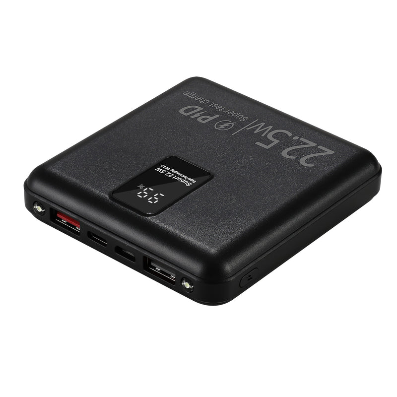 10000mAh Power Bank PD22.5W Quick Charge Black Phone Charger