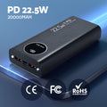 20000mAh Power Bank PD22.5W Quick Charge Phone Battery Fast