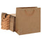 50pc Bulk Kraft Paper Bags Brown Shopping Gift Bags Reusable