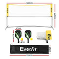 Everfit 10ft Pickleball Net Badminton Tennis Volleyball Multi-Sport