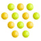 Everfit 12PC Pickleballs 40-Hole Green Yellow Indoor Outdoor PE