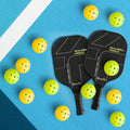 Everfit 12PC Pickleballs 40-Hole Green Yellow Indoor Outdoor PE