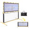 Everfit Pickleball Net Rebounder Portable Training Practice 6FT Black Yellow