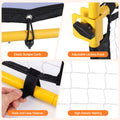 Everfit Pickleball Net Rebounder Portable Training Practice 6FT Black Yellow