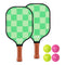 Everfit Pickleball Paddle Set 2PCS Fiberglass Rackets Balls Bag Kit