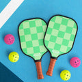 Everfit Pickleball Paddle Set 2PCS Fiberglass Rackets Balls Bag Kit