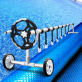 Aquabuddy Pool Cover 500 Micron 10x4m Solar Blanket Roller