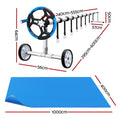Aquabuddy Pool Cover 500 Micron 10x4m Solar Blanket Blue